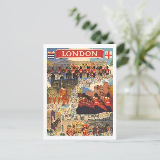 London Sightsee - UK Briefkaart (Staand voorkant)