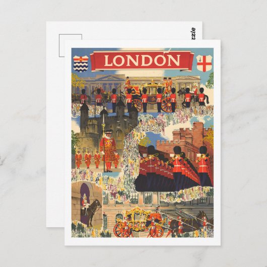 London Sightsee - UK Briefkaart (Voorkant / Achterkant)