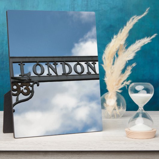 London Sign Fotoplaat (Zijkant)