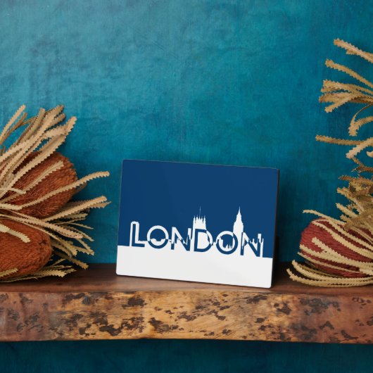 London silhouette fotoplaat (Zijkant)