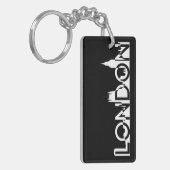 London silhouette sleutelhanger (Voorkant Links)