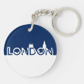 London silhouette sleutelhanger (Achterkant)