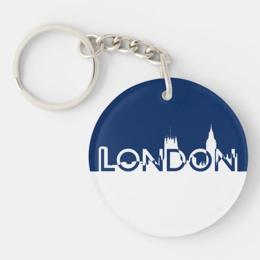 London silhouette sleutelhanger (Voorkant)