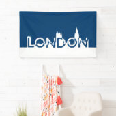 London silhouette spandoek (Insitu)