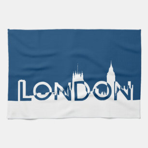 London silhouette theedoek