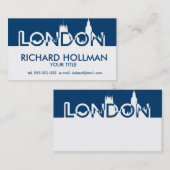 London silhouette visitekaartje (Voorkant / Achterkant)