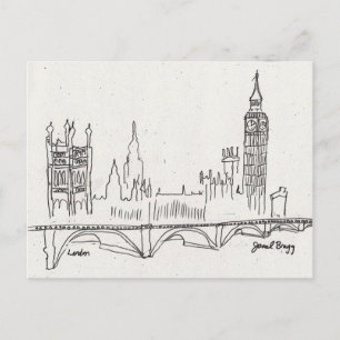 London Sketch Briefkaart
