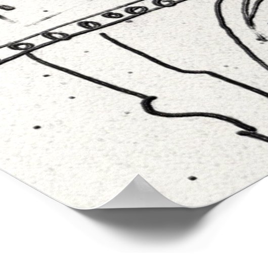 London Sketch Poster (Hoek)