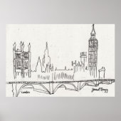 London Sketch Poster (Voorkant)
