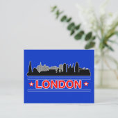 London Sky Line Briefkaart (Staand voorkant)