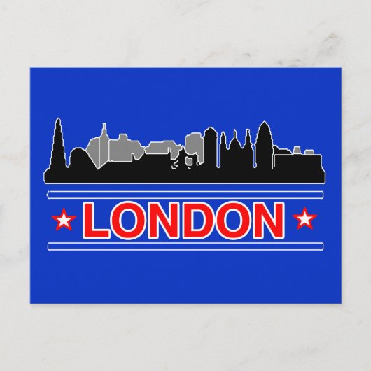 London Sky Line Briefkaart (Voorkant)