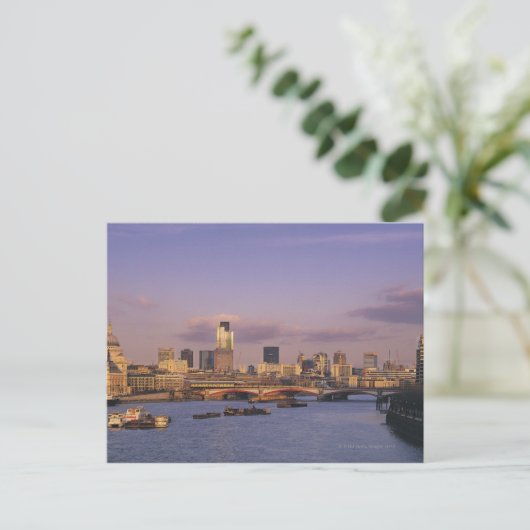 London Skyline 2 Briefkaart (Staand voorkant)