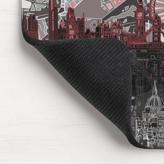 london skyline abstract muismat (Hoek)