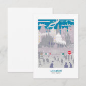 London Skyline Bedankkaart (Voorkant / Achterkant)