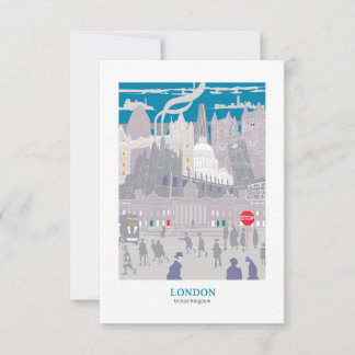 London Skyline Bedankkaart