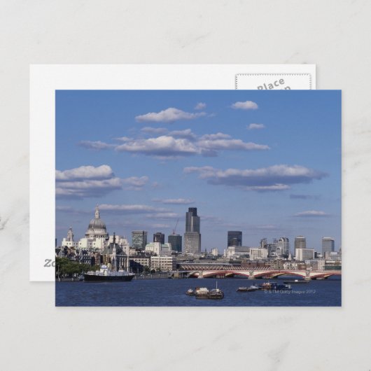 London Skyline Briefkaart (Voorkant / Achterkant)