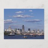 London Skyline Briefkaart (Voorkant)