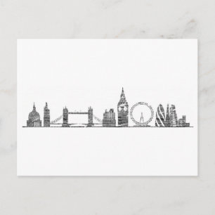 London Skyline Briefkaart