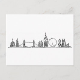 London Skyline Briefkaart