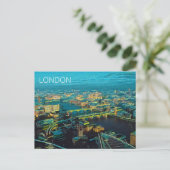 London Skyline Briefkaart (Staand voorkant)