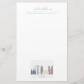 London Skyline Briefpapier (Voorkant)
