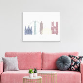 London Skyline Canvas Afdruk (Insitu (Woonkamer))