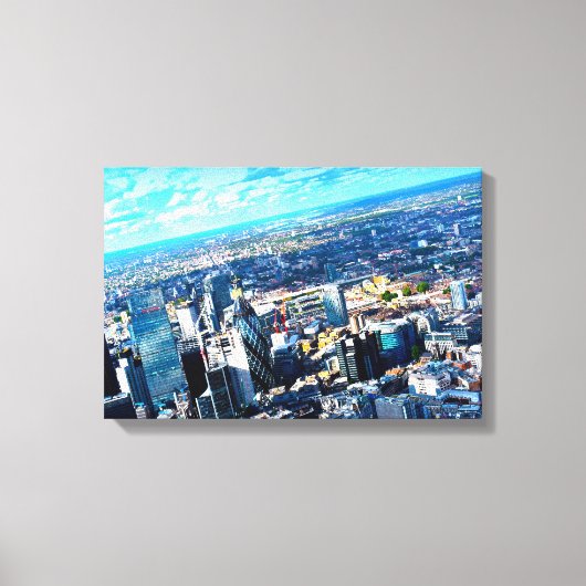 London Skyline Canvas Afdruk (Voorkant)