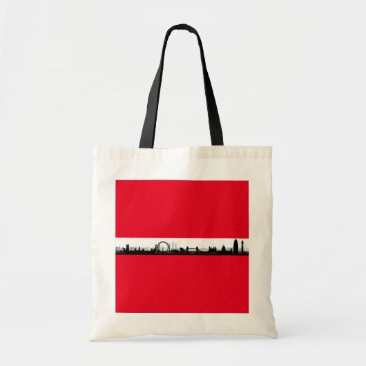 London Skyline Canvas tas (Voorkant)