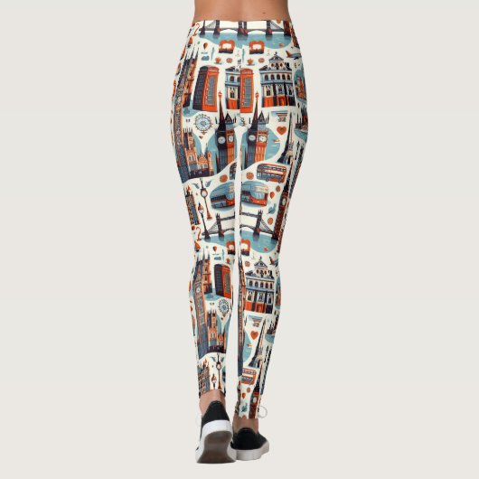 London Skyline Chic Leggings (Achterkant)