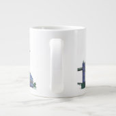 London Skyline Colored Buildings Grote Koffiekop (Achterkant)