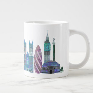 London Skyline Colored Buildings Grote Koffiekop