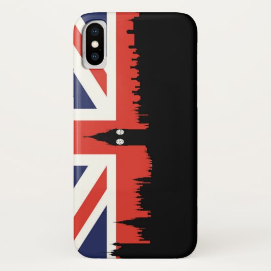 London Skyline | De Britse vlag Case-Mate iPhone Case (Achterkant)