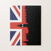 London Skyline | De Britse vlag Legpuzzel (Verticaal)