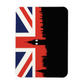 London Skyline | De Britse vlag Magneet (Verticaal)