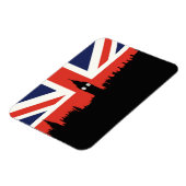 London Skyline | De Britse vlag Magneet (Linkerzijde)