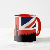 London Skyline | De Britse vlag Mok (Voorkant rechts)