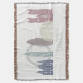 London Skyline Deken (Voorkant Verticaal)