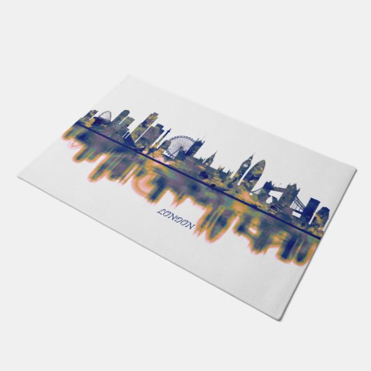 London Skyline Deurmat (Schuin)