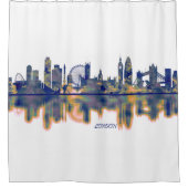 London Skyline Douchegordijn (Voorkant)