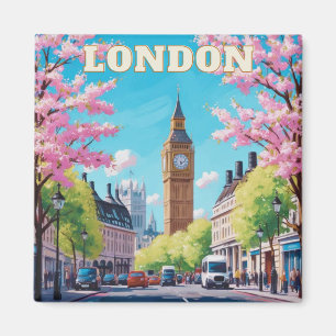 London Skyline Fridge Magnet – iconisch Brits souv