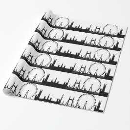 London Skyline Gift Wrap Londen inpakpapier