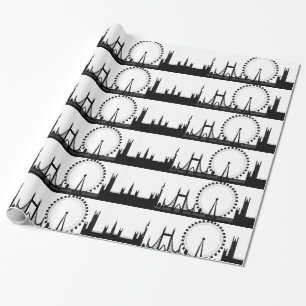 London Skyline Gift Wrap Londen inpakpapier