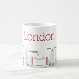 London Skyline Koffiemok