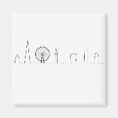 London Skyline Magneet (Voorkant)