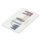 London Skyline Magneet (Linkerzijde)