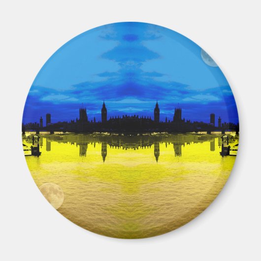 London Skyline Magneet (Voorkant)