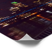 London Skyline & Millennium Bridge Poster (Hoek)