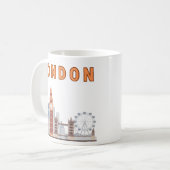 London Skyline Mug Koffiemok (Voorkant links)