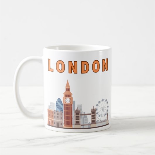 London Skyline Mug Koffiemok (Links)