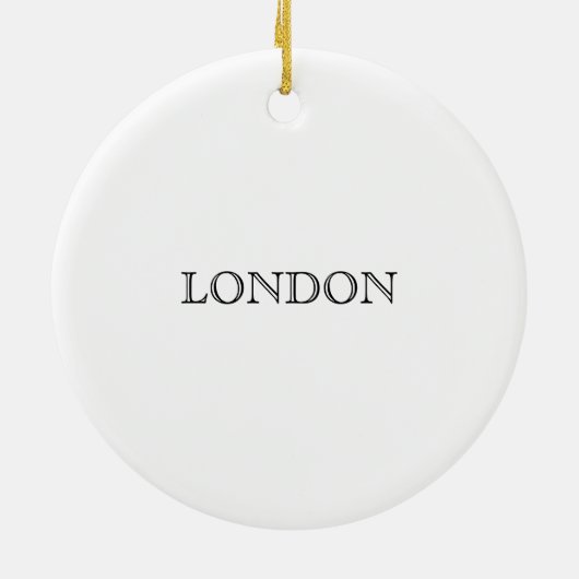 London Skyline Ornament (Achterkant)